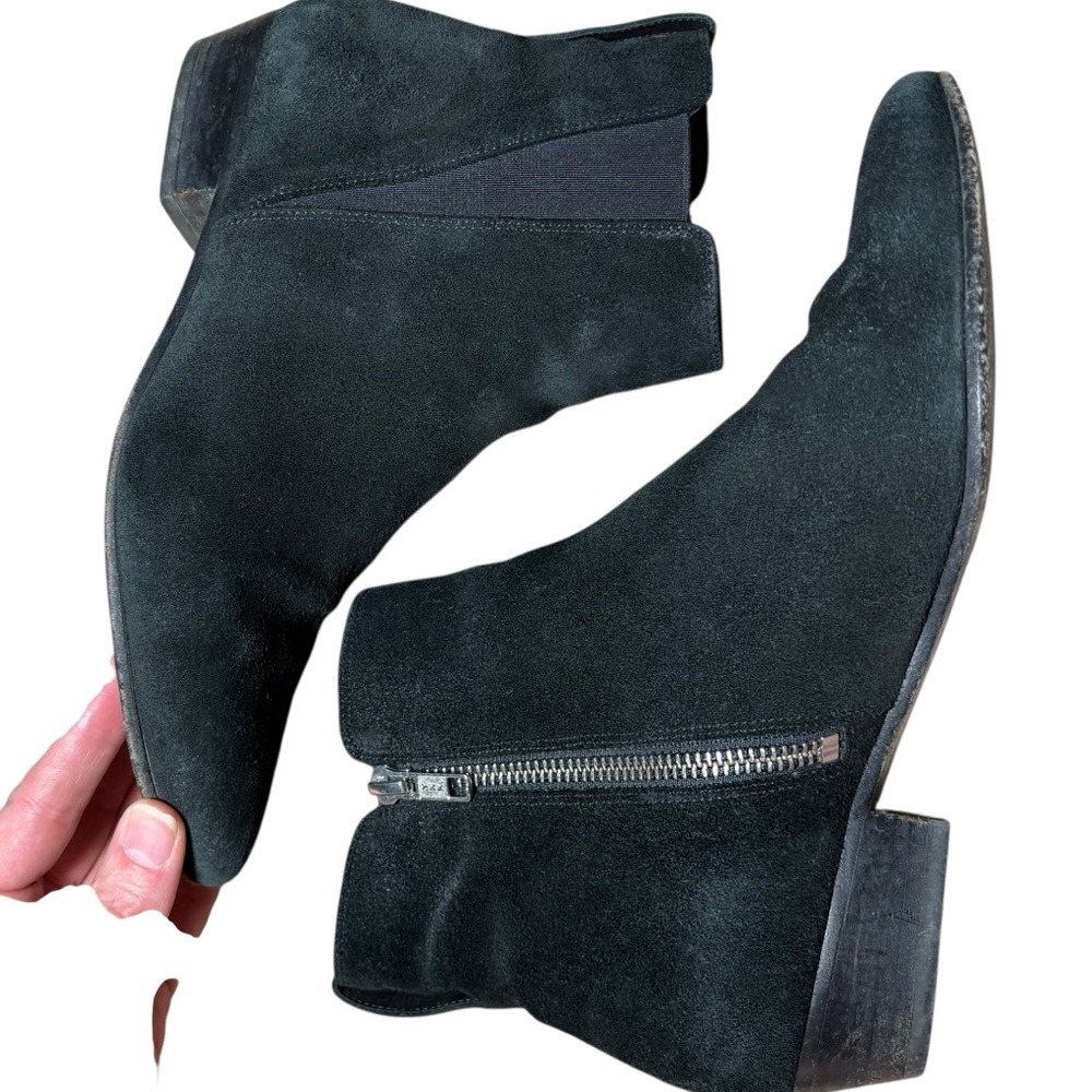 Isabel Marant Black Suede Chelsea Ankle Boots - Picture 11 of 15